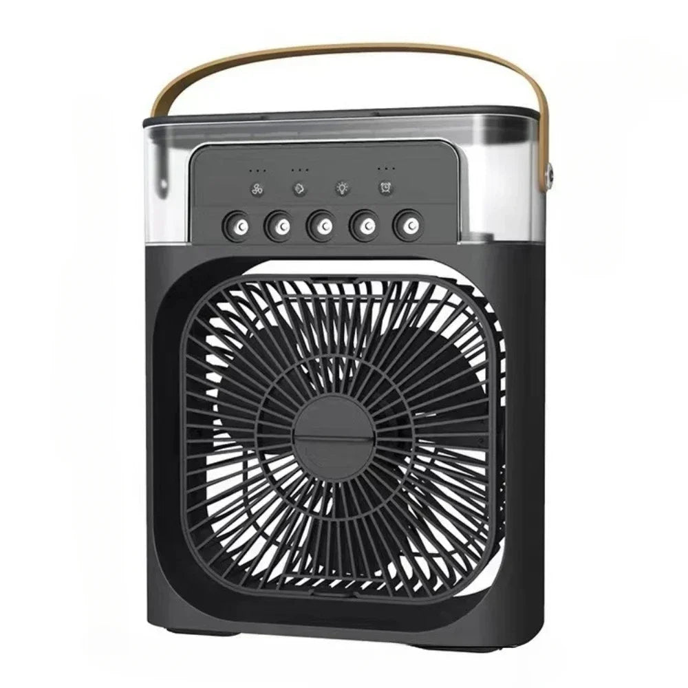 Summer Cooling Fan Desktop Humidifier New Five-Hole Spray Fan USB Portable Practical Hydrocooling Indispensable Chiller Office
