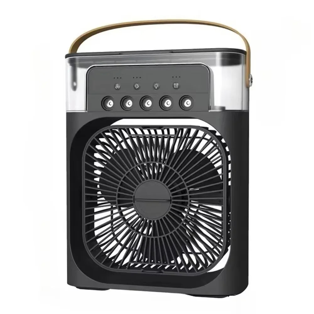 Summer Cooling Fan Desktop Humidifier New Five-Hole Spray Fan USB Portable Practical Hydrocooling Indispensable Chiller Office