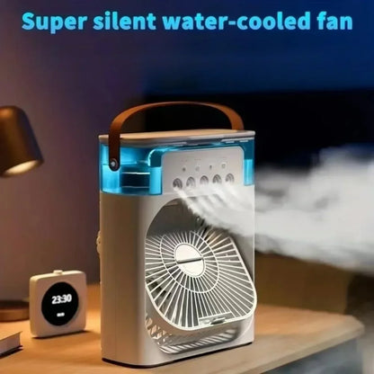 Summer Cooling Fan Desktop Humidifier New Five-Hole Spray Fan USB Portable Practical Hydrocooling Indispensable Chiller Office